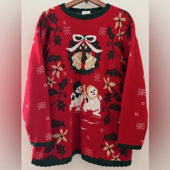 Classic Elements Sweaters - Vintage Classic Elements Holiday Sweater